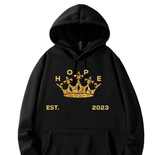 Hope Black Hoodie